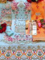 Adan Libaas Embroidered Georgette Suits  