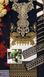 Designer Semi Cotton Lawn Suit For Girls