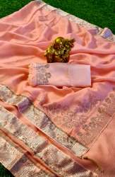 Fancy Soft Kota Doriya Saree For Women