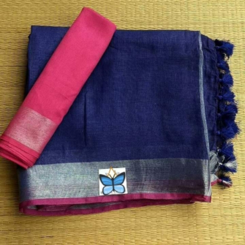 linen by linen saree