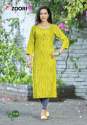 Akshrara vol 23 Zoori Mittoo Fancy Rayon printed Kurti  thumb 8
