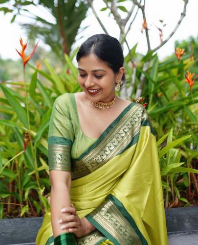 Banarasi Soft Silk Saree AAYNA-5012