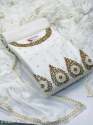 Cotton Embroidered Dress Material thumb 3