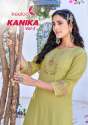Kanika Vol 3 Rayon Embroidered Kurti by Keeloo thumb 2