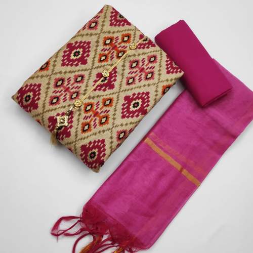Manipuri Foil Printed Dress Material at Rs.550/Piece in surat offer by  sakhi clothing