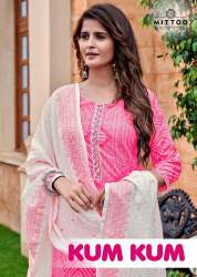 Muslin Weaving Kumkum Kurti Catalog by Mittoo