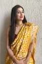 Mustard Yellow Banarasi Silk Saree AAYNA-5013 thumb 4