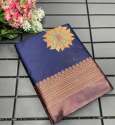Party Wear Banarasi Soft Silk Saree  thumb 3