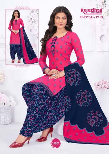 Patiyala Pari vol 14 Cotton Readymade Suit 