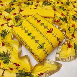 PC Cotton Unstitched Suit