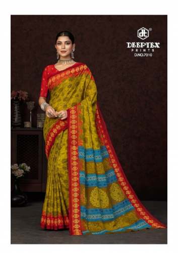  Pure Cotton Saree Deeptex Prime Time Vol-7