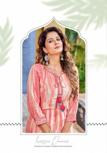 Rangmunch Rayon Viscose Wooglee Kurti