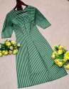 Aarohi Green cotton Kurti 