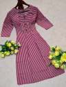 Aarohi Pink  cotton Kurti  thumb 1