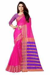 AASTHA VOL-1 Pink CottonSilk Saree