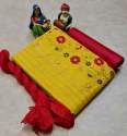 Anjana Yellow  Cotton Dress Material