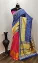 ANTARA VOL -1  Blue cotton silk saree