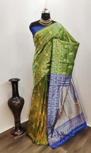 ANTARA VOL -2 Olive Green  cotton silk saree