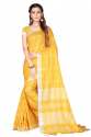 Avanti gracefull Yellow Cotton Silk Saree