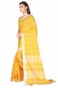 Avanti gracefull Yellow Cotton Silk Saree thumb 1