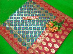 Bandhani vol-2 BLUE  jacquard Saree 