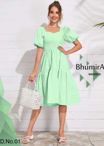 Bhumira 01 Pista Cotton Western Top by Vt Designer
