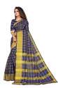 charvi fabulous vol-2  Navy Blue silk saree thumb 1