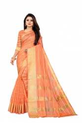 charvi fabulous vol-2 Peach   silk saree