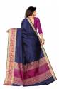 Crystal Vol 1 Blue Art Silk Saree  thumb 2