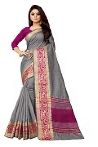 Crystal vol-1 Grey silk saree