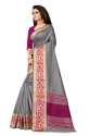 Crystal vol-1 Grey silk saree thumb 1