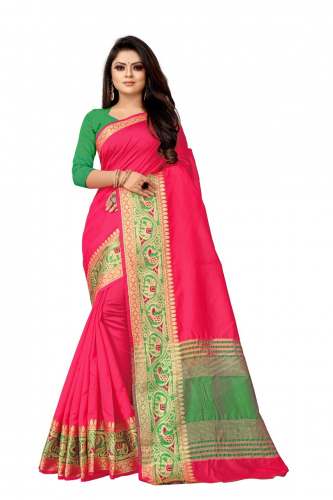 Crystal Vol 1 Pink  Art Silk Saree 