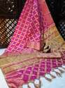 Decode Pink Cotton Silk Saree thumb 1