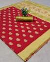 Goldan Keri Red Silk Saree