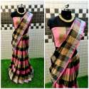 Hayat Pink Cotton Silk Saree