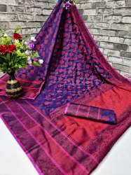 Hita Navy Blue   Saree 