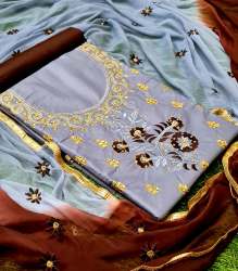 Jasmin LightPurple Cotton Dress Material