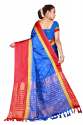 Kaveri Blue Cotton Saree thumb 2