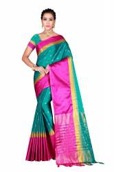 Kaveri C-Green Cotton Saree