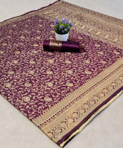 Keri Branch Purple Saree