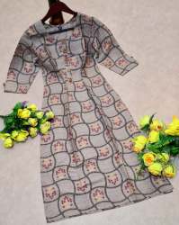 Ketki Grey cotton kurti 