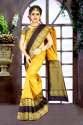 Kiran yellow Banarasi Silk Saree