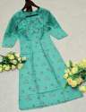 Life style Light Blue cotton kurti  thumb 1