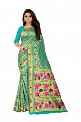 MOHINI VOL-1 Green cotton silk saree