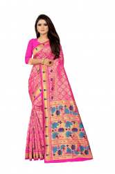 MOHINI VOL-1 Pink cotton silk saree