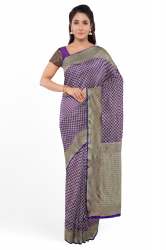 Nora Vol-1 Purple Cotton Silk Saree