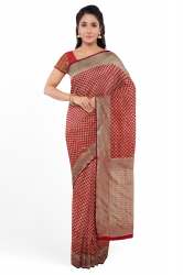 Nora Vol-3 Red Cotton Silk Saree