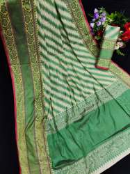 Preksha Green Saree