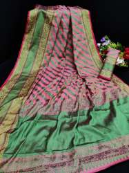 Preksha  Pink  Saree