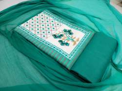 PUBLIC DEMAND Blue cotton dress material